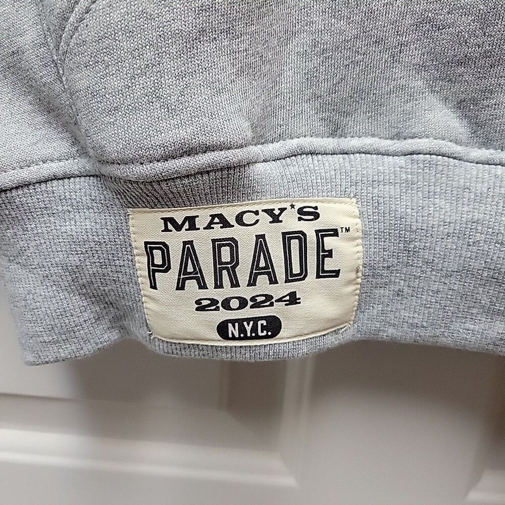 Disney Minnie Mouse Macy's Thanksgiving Day Parade 2024 Hoodie Women's XS Gray - Picture 4 of 10